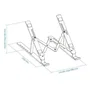 Tooq Soporte Elevador TQLRS0033-AL para Portátiles hasta 15 pulgadas, Plata